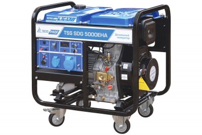 Дизель генератор TSS SDG 5000EHA в погодозащитном кожухе